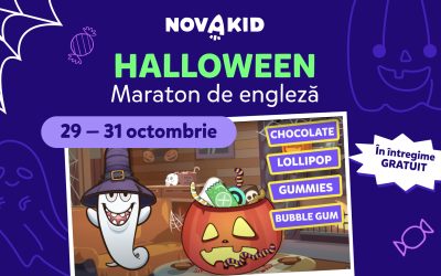 Anul acesta, copiii se distrează de Halloween alături de Novakid! Descoperă din acest articol cum