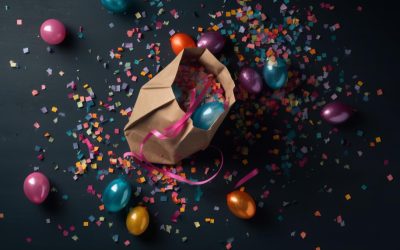 Cum se adaugă confetti în baloane?