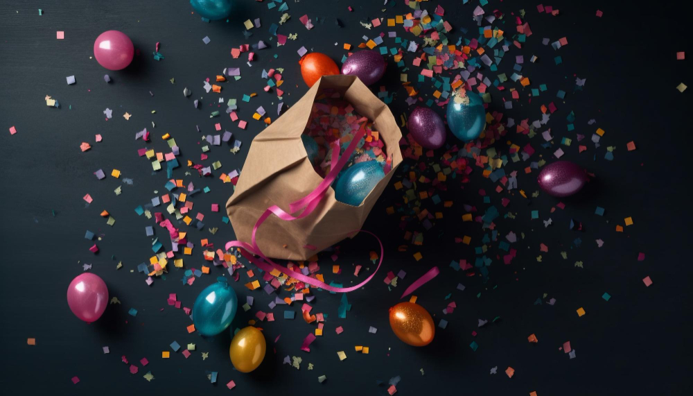 Cum se adaugă confetti în baloane?