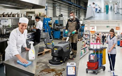 Unde sunt esențiali detergenții profesionali: de la HoReCa la industrie