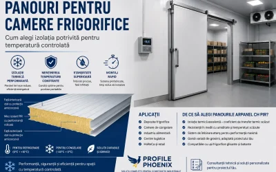 Panouri pentru camere frigorifice: cum alegi izolația potrivită pentru temperatură controlată