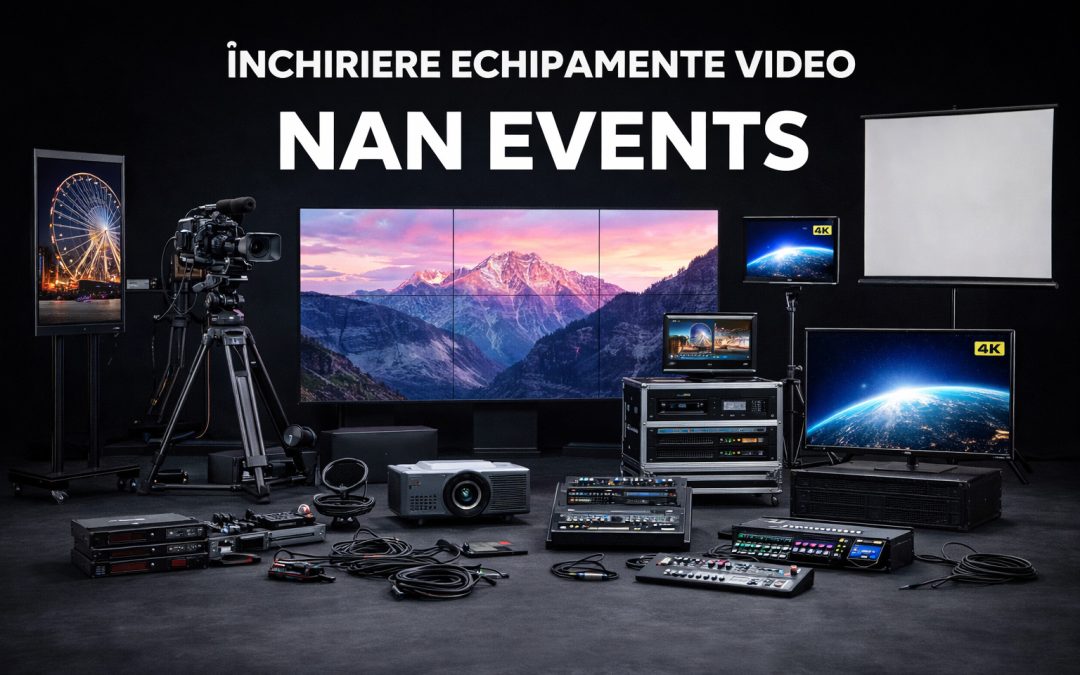 Inchiriere echipamente video pentru evenimente memorabile