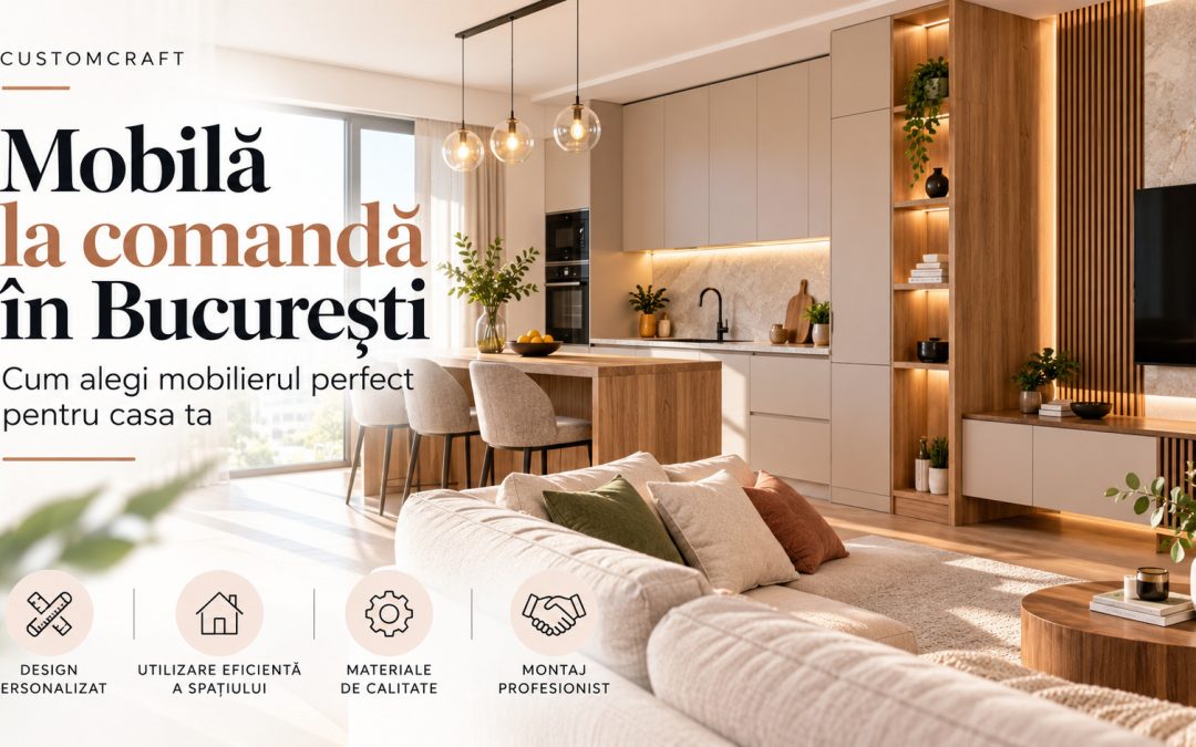 Mobilă la comandă în București: cum alegi mobilierul perfect pentru casa ta