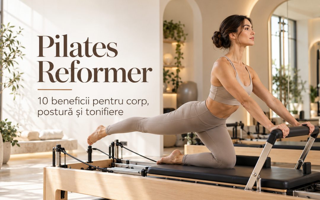 Pilates Reformer: 10 beneficii pentru corp, postură și tonifiere